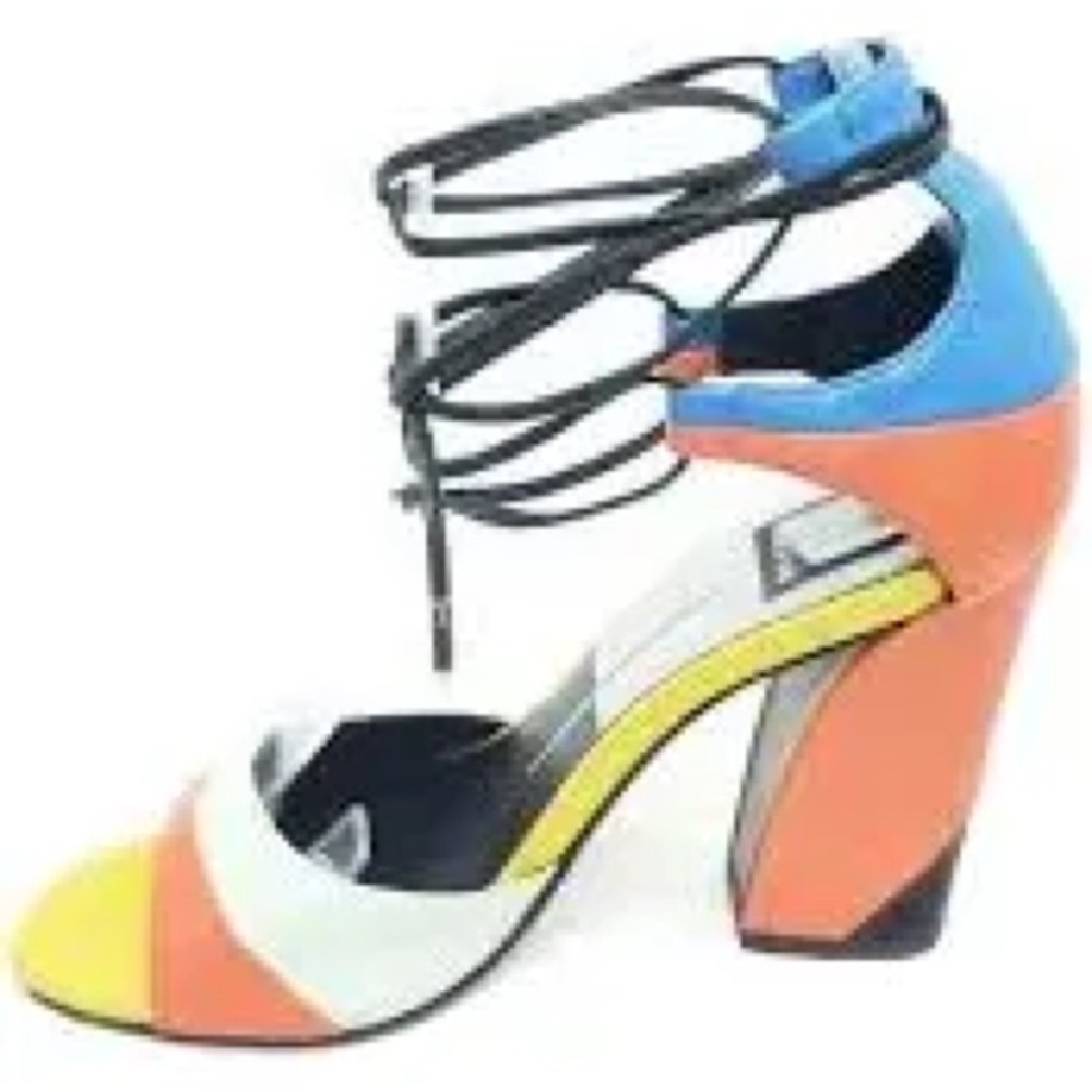 Dolce Vita Haro Color Blocked High Heel Sandal size 8M - Picture 6 of 8